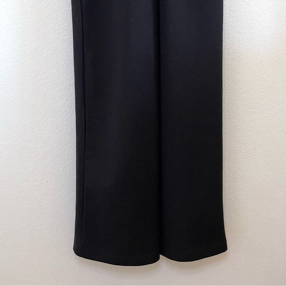 Anthropologie Cathy Structured Wide Leg Sleeveless V Neck Jumpsuit Black XS - Picture 14 of 16